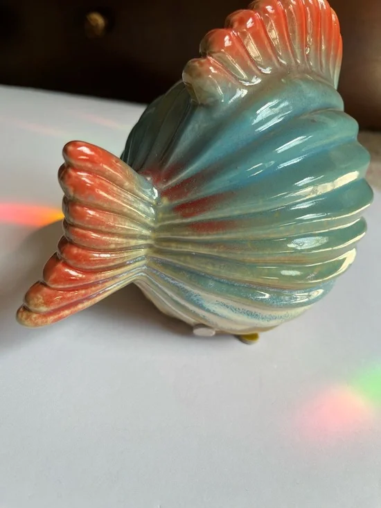 Puffer Fish Home Decor Ceramic 5.25"H X 5.75"L X 3.5"W Free Standing Glazed - Picture 11 of 11